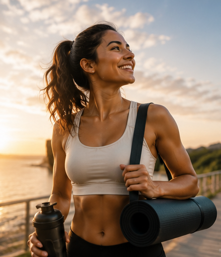 happy women after workout